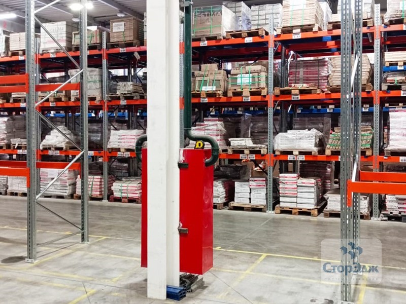 Замена стеллажей