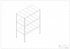 Металлический стеллаж Prostor MID 1500x800x2000